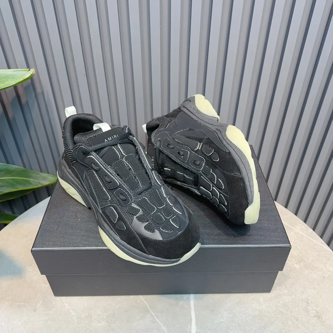 Men's shoes 💰740💰 AMIRI AMIRI fashion brand hot sale 🔥 Available all year round ✅ Official website synchronization Imported fabrics 1⃣️ vs 1⃣️ replica, original factory special original sole, 38-45 (38.45. Non-refundable)